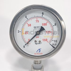 Pressure Gauge Bourdon Type Full SS Body and parts