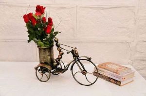 Handmade Metal Table Bike Showpiece