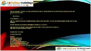 online it training services