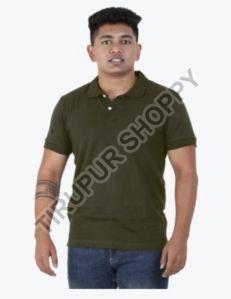 MensCollar Neck Plain Polo T-Shirt