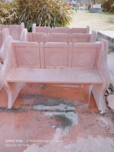 Brown Sandstone Garden Bench
