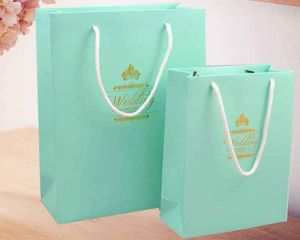 Colored Paper Carry Bag