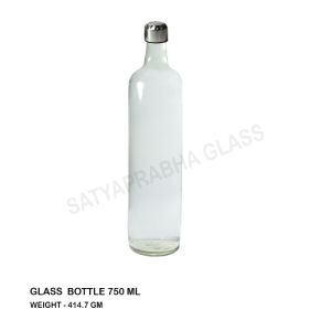 750 ML glass water bottles