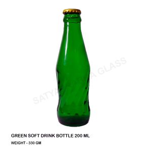 glass soda bottle