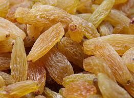 sun dried raisins