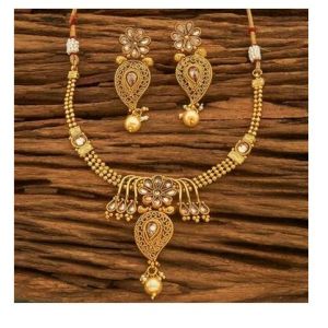 Gold Plated Classic Necklace Set