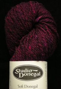 Soft Donegal Berry yarn