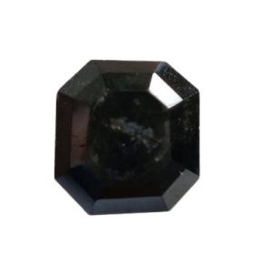 1.00 Ct Asscher Cut Natural Loose Black Diamond