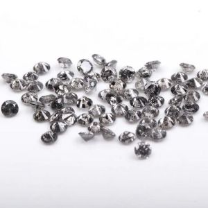 1.5 Mm Size Round Shape Salt And Pepper Loose Diamonds Direct From Manufacturer