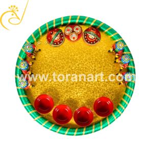 16x16 Pokhavani Chab Pooja Thali