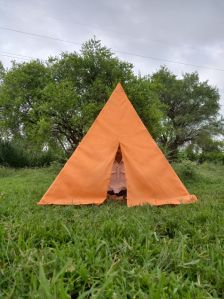 Pyramid Yoga Tent for Meditation &amp;ndash; 100% Cotton