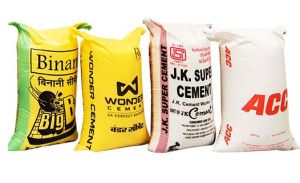 cement bags