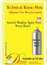 Aerosol Mrking Spray Paint Water Manufacturing Technology (tnhr286)