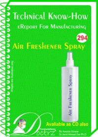 Air Freshener Spray Technical know-how (TNHR294)