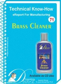 brass cleaner Manufacturing Technical Knowhow