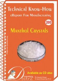 Manthol Crystals Manufacturing Technology(TNHR200)