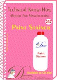 Paint Stainer   Manufacturing Technology (TNHR237)