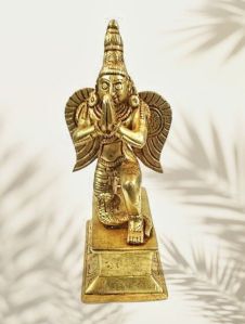Golden Brass Garuda Statue