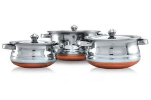 Copper Bottom Euro Dish Set - 4 Pcs