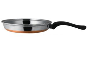 Copper bottom Regular Frying Pan W Bakelite Handle