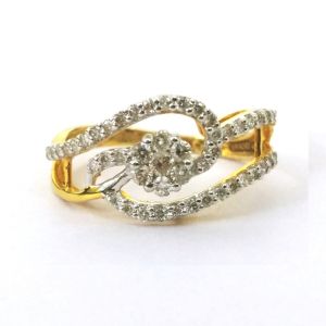 Diamond Studded Designer Ring For Women