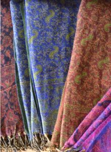 Paisley blanket shawl