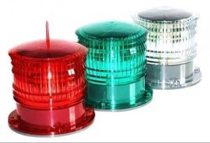 Round Solar Navigation Light