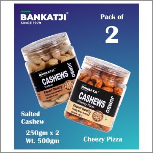 500gm Oven Roasted Salted & Cheezy Pizza Cashew Nuts
