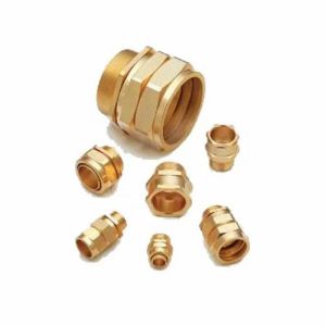 Polished Brass Cable Glands