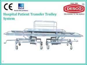 Mild Steel PATIENT TRANSFER TROLLEY SYSTEM