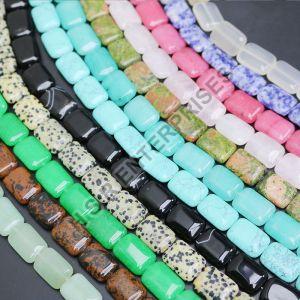 Rectangle Shape Gemstone Beads