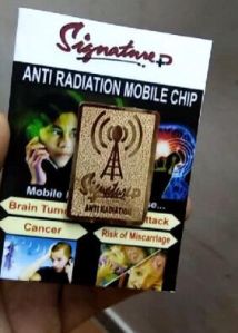 mobile anti radiation gold chip