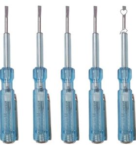 Adhunik Mild Steel Blue Screwdriver Set, For Industrial