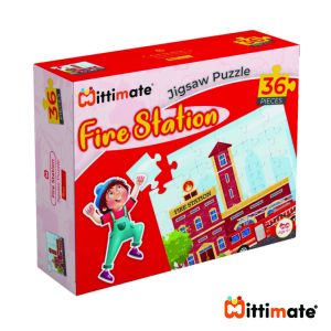 Fire Station Jigsaw Puzzles Fun & Learning Games for kids