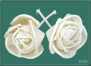 Decorative Sola Bud Rose with Wick