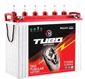 TUBO TT2000 200ah C20 Tall Tubular Battery Solar Application Made In India