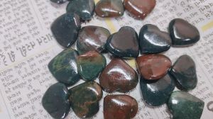 blood stone heart pendant