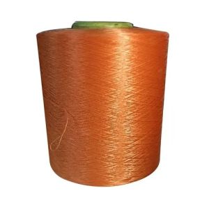 Orange Dyed Polyester Yarn