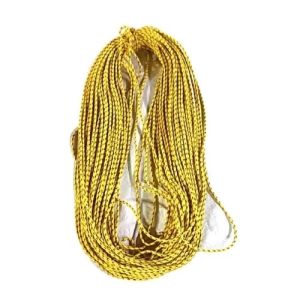 Yellow Braided Netting Rope