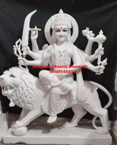 Marble Maa Durga Statue