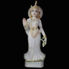 Marble Radha Rani Statue