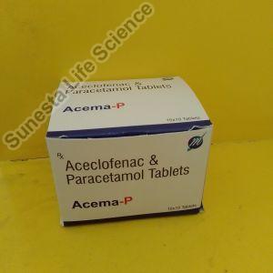 Aceclofenac 10 mg paracetamol 325 mg tablets