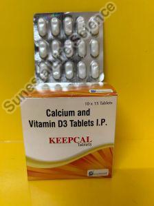 Calcium citrate 100 mg vitamin D3 Zinc , magnicium tablets KEEPCAL