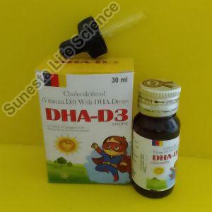 Cholecalciferol vitamin D3  800 IU with DHA 10 MG DROPS