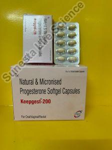 Progesterone 200 mg sofgels