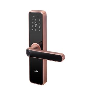 qubo essential rose gold smart digital door lock
