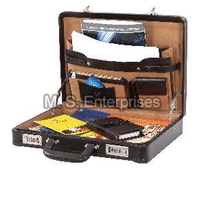 BCH006BR Leather Briefcase