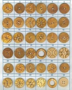 Fancy Wood Buttons