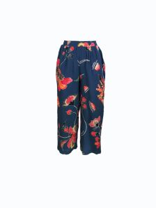 Womens Floral Print Trouser