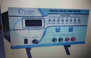 Auto Ranging Digital Micro Ohm Meter For Industrial, Research, Laboratory